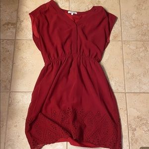 Madewell sleeveless sinched waist dress